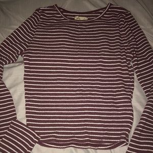 Striped hollister crop top